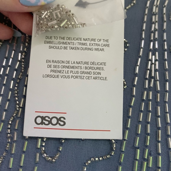 🌹NWT ASOS BEADED embellished dress - Picture 6 of 6